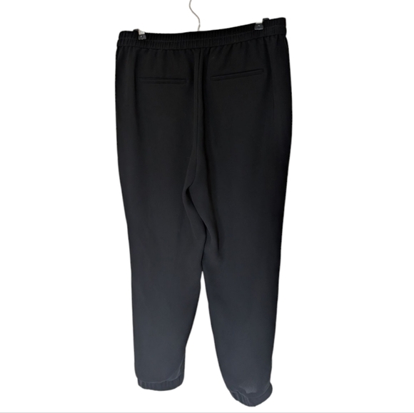 J. Crew Turner Pant Women's 8 Effortless Staple Pull-on Black Pockets Cuffed Hem - Picture 3 of 12